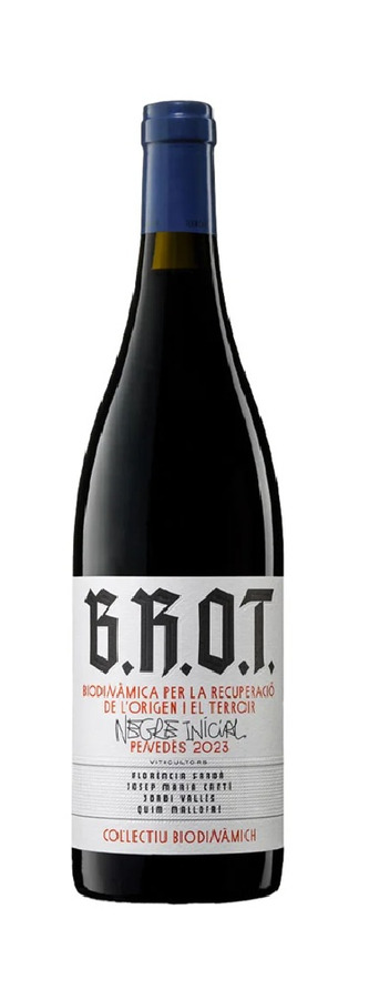 B.R.O.T Negre Inicial · botella de vino