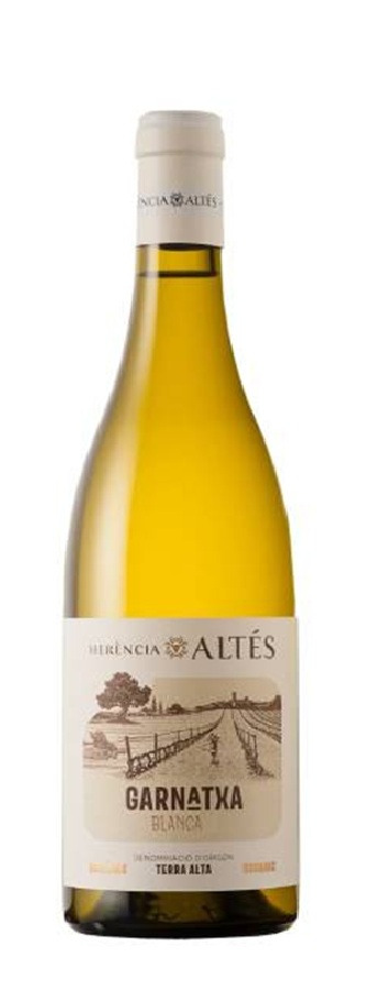 Herència Altés garnatxa blanca · botella de vino