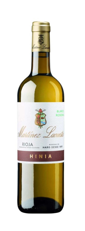 M. Lacuesta Hinia Blanco Reserva 2021 · botella de vino