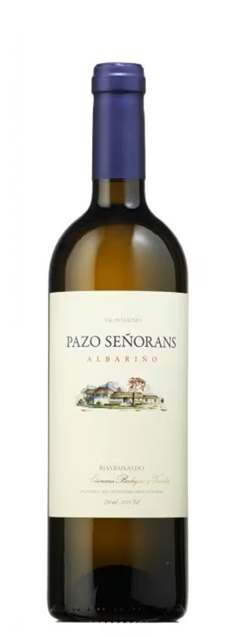 Pazo Señorans Albariño · botella de vino