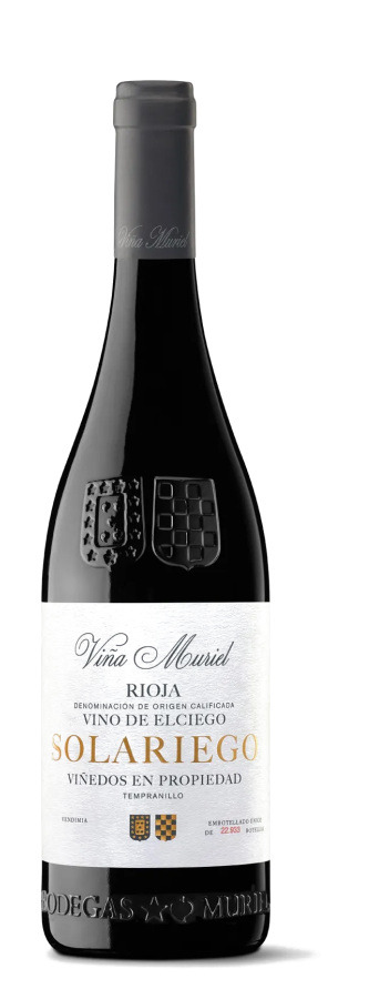Solariego Muriel · botella de vino