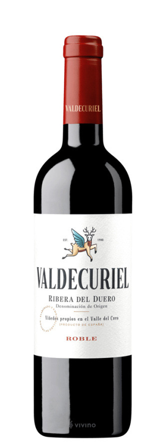 Valdecuriel Reserva · botella de vino